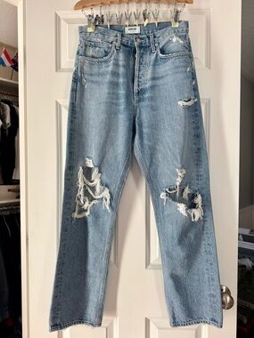 Agolde Light Blue Denim 90’s Jeans, size 26